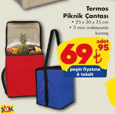 TERMOS PİKNİK ÇANTASI TERMOS PİKNİK ÇANTASI